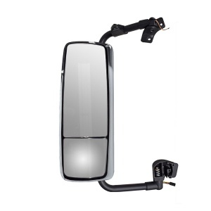 VL-1603B-LS32 | Left chrome - Door Mirror assembly with Heating/Electrical, Volvo VNL, 2004-2016