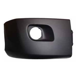 PET-008C-R | Right plastic black - Corner Bumper with Hole, Peterbilt 579, 2013+