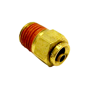 TR14SF14 | Push To Connect Brass Male Fitting Straight 1/4